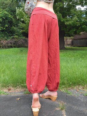 ❝ Just Jill red rust brown harem pants 🍂. ❞